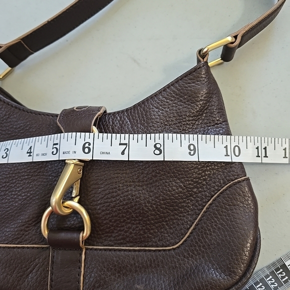 Brown Leather Shoulder Bag and Wallet Set Wilsons Leather - Picture 10 of 12